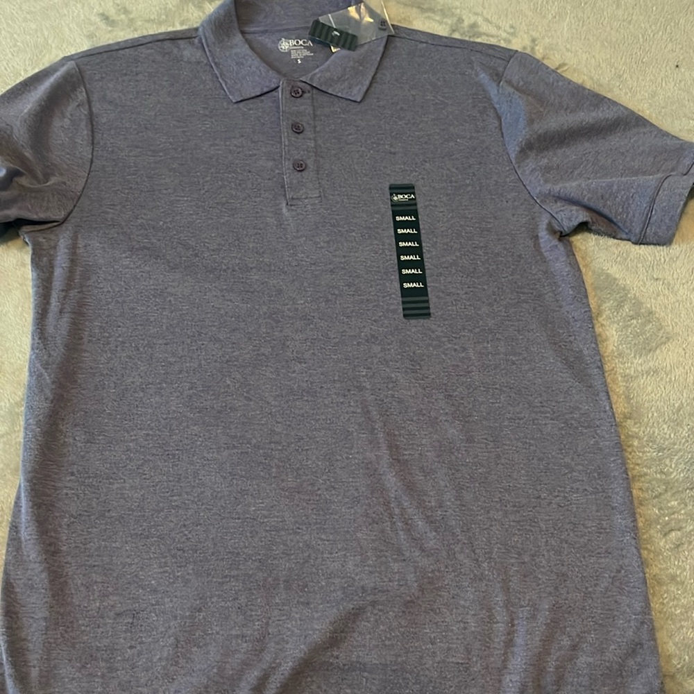 Boca Classics lavender polo shirts size small